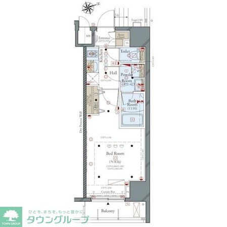 コンシェリア東京 KURAMAE STATION FRONTの物件間取画像